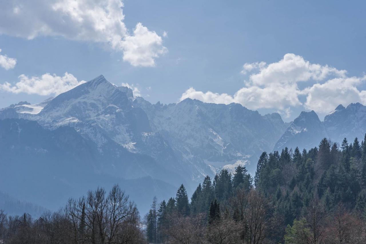 Ferienwohnung Bergpanorama Garmisch-Partenkirchen Bagian luar foto